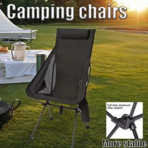 2025 Camping Chair Outdoor Ultra-light Folding Chair Portable Folding Picnic Chair Travel Beach Fishing Chair Camping Equipment.