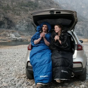 KingCamp Ultralight Sleeping Bag - Envelope Lightweight Portable, Great For 3 Season Traveling, Camping, Hiking